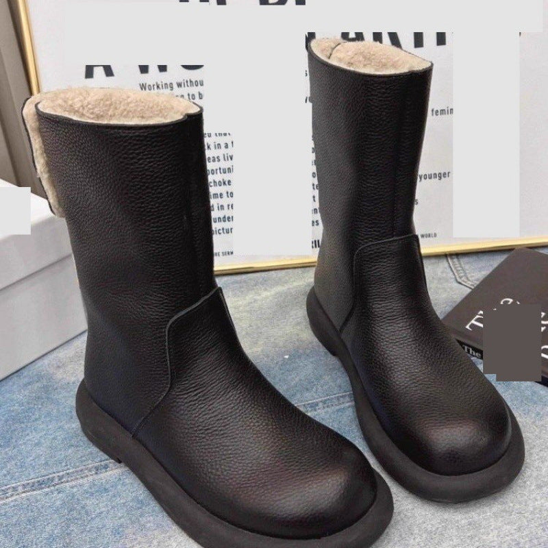 Damen Winterstiefel Warm Rutschfest Kuschelig Schnee Stiefel - BerlinGlamour