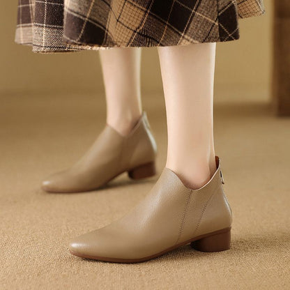 Damen Ankle Boots Elegant Schmal Modisch Bequem