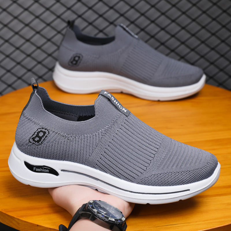 Damen Sneaker Atmungsaktiv Komfortabel Slip-On Sneakers