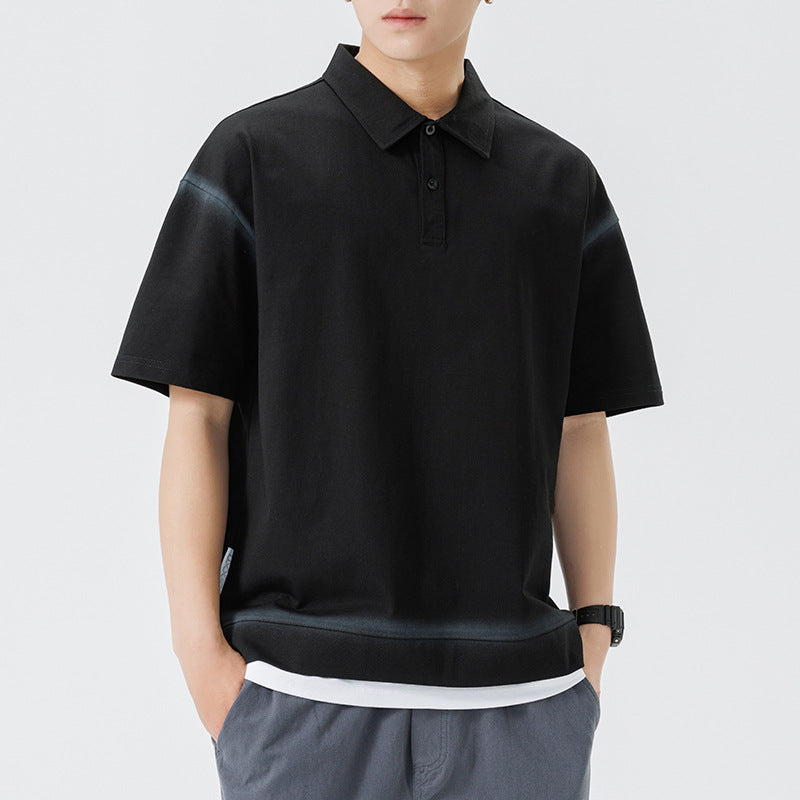 Herren Poloshirt Modern atmungsaktiv Trendig