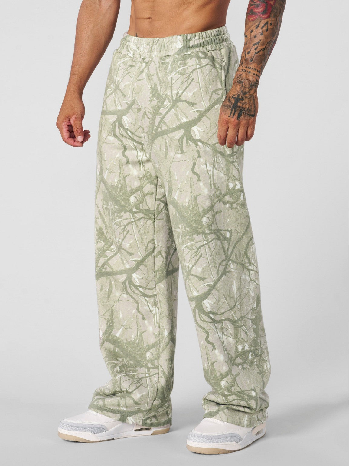 Herren Cargohose Camouflage Bequem Elastisch