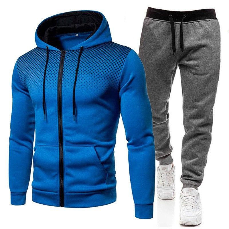 Trainingsanzug Herren Kapuze Sportlich Modern