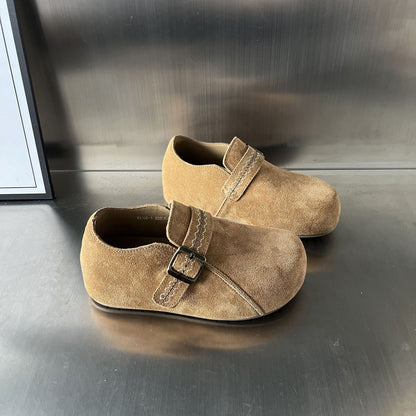 Damen Clogs Wildleder Bequem Verstellbarer Riemen
