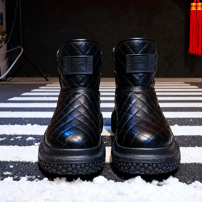 Damen Winterstiefel Warm Isoliert mit Sohle