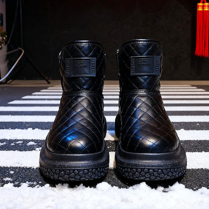 Damen Winterstiefel Warm Isoliert mit Sohle