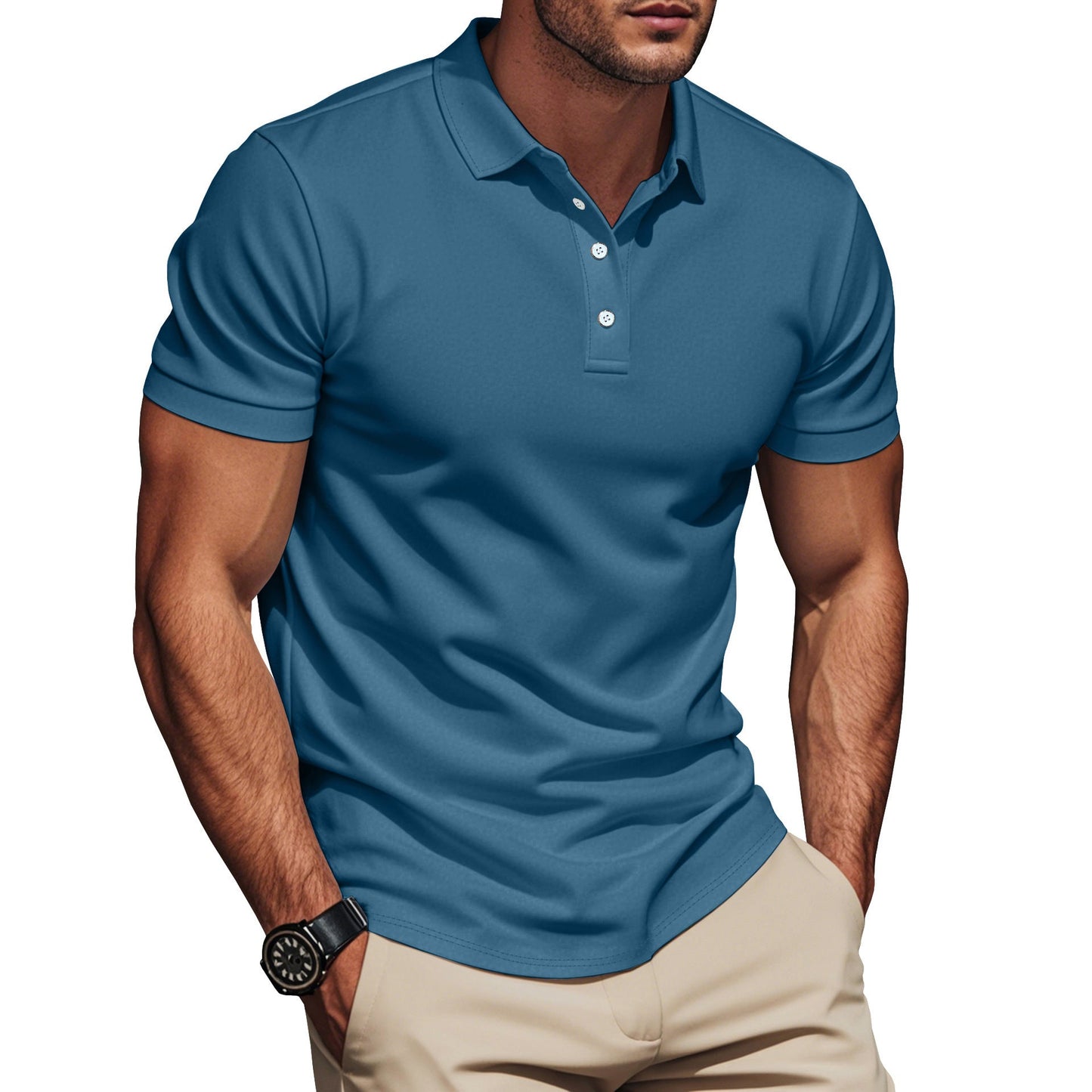 Herren Poloshirt Moderne atmungsaktive Funktion