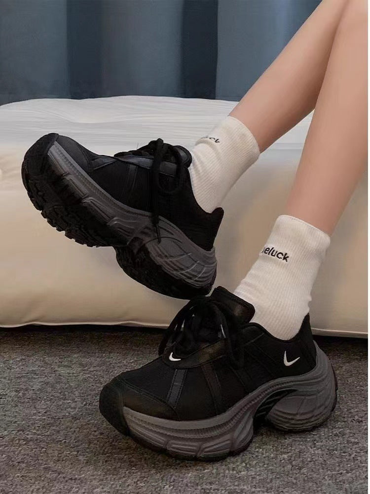 Damen Sneaker Sportlich Chunky mit Dämpfung Bequem