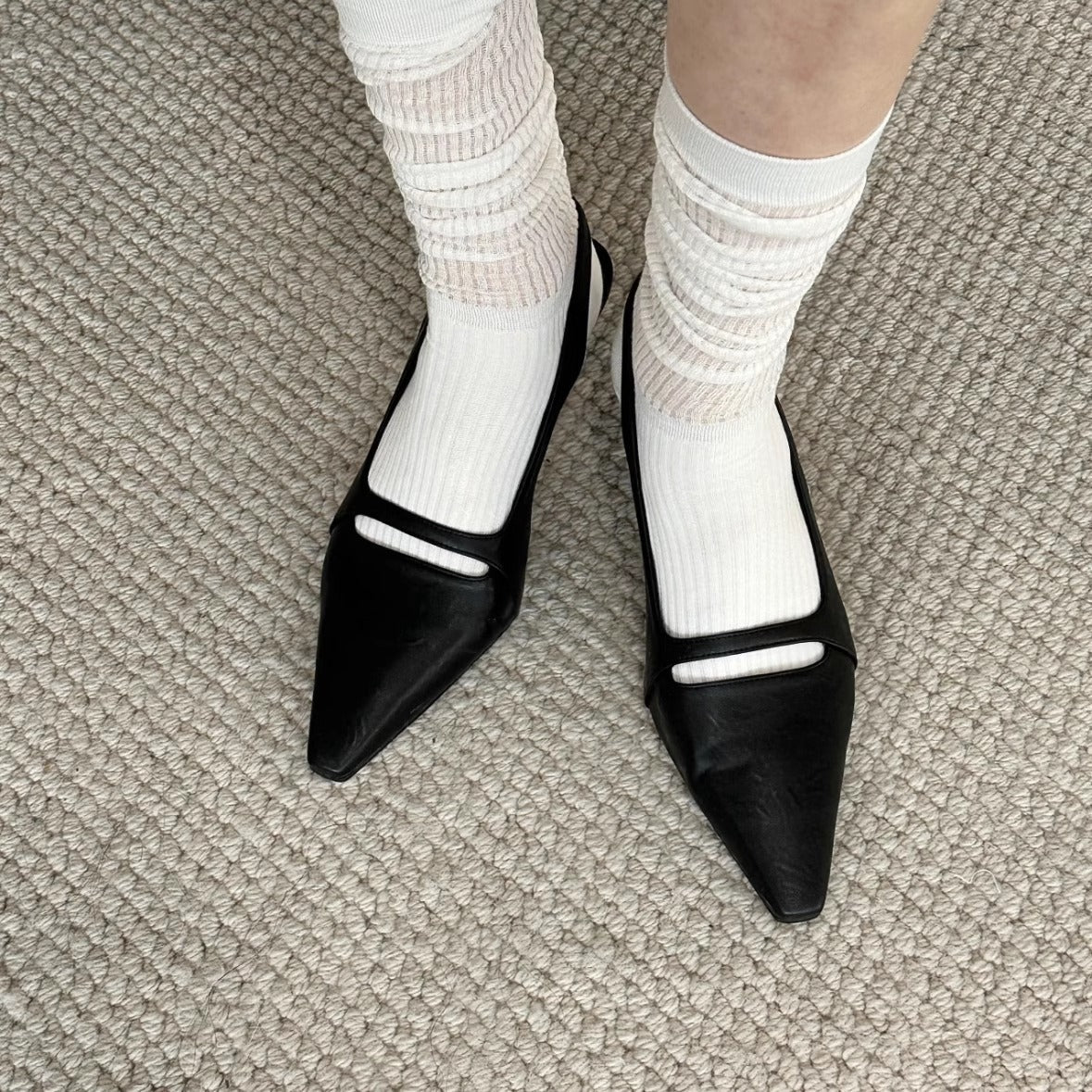 Damen Slipper Spitze Elegant Komfortabel - BerlinGlamour