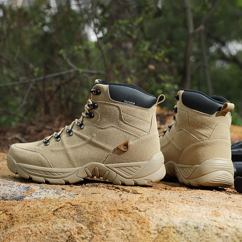 Herren Stiefel Wasserdicht Knöchelschutz Rutschfest Outdoor
