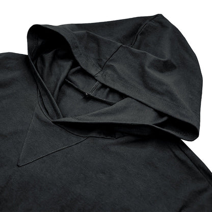 Herren Hoodie Langarm V-Ausschnitt Modern Trendy