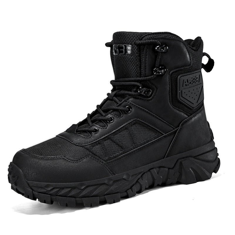 Herren Outdoor-Stiefel Rutschfest Knöchelschutz Wanderschuhe