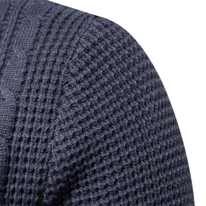 Herren Strickpullover Modern Struktur Design Elegant