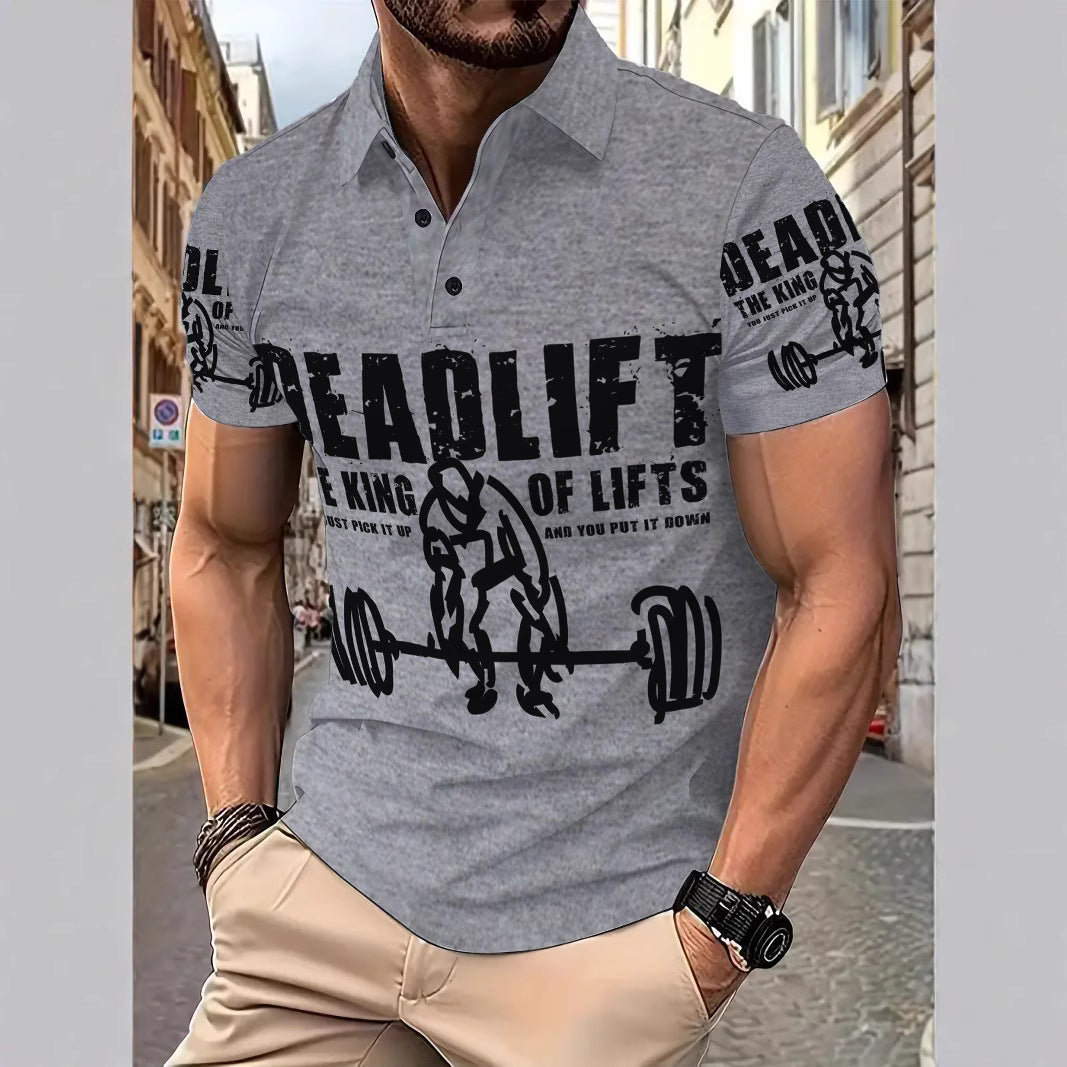 Herren Poloshirt Sportlich Mit Motivdruck Berlin Style - BerlinGlamour