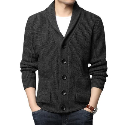 Herren Strickjacke Kuschelig Modern mit Taschen