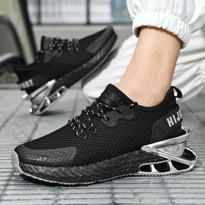 Damen Sneaker Sportlich Luftdämpfend Bequem