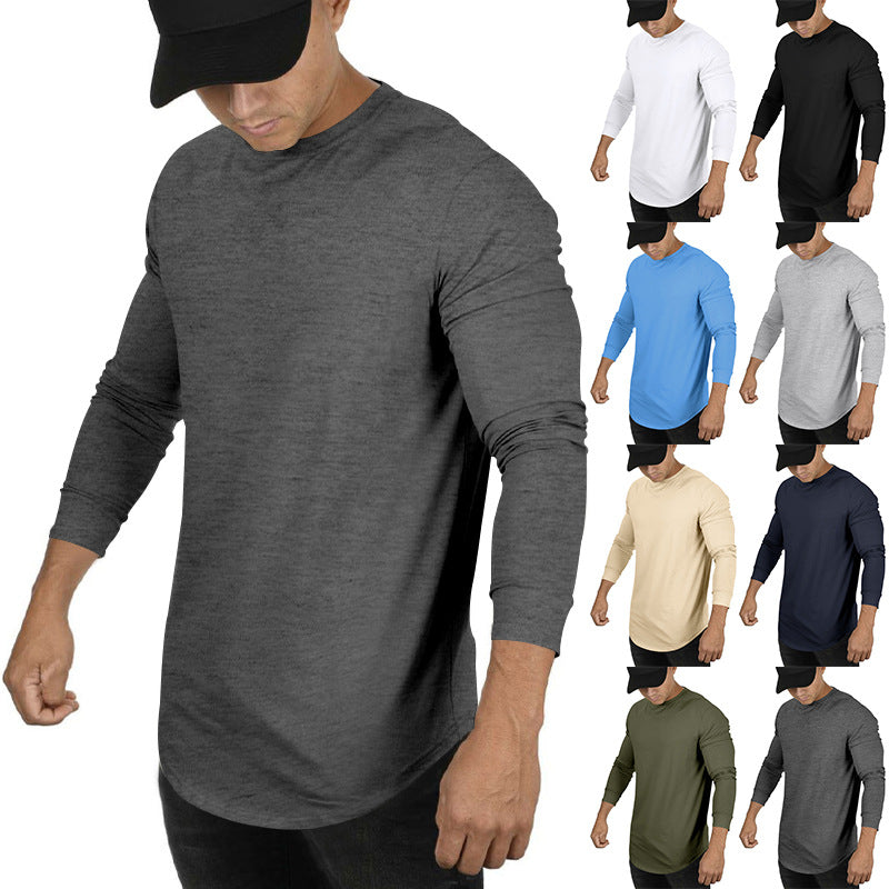 Lässiges Herren T-Shirt Langarm Modern Berlin Style