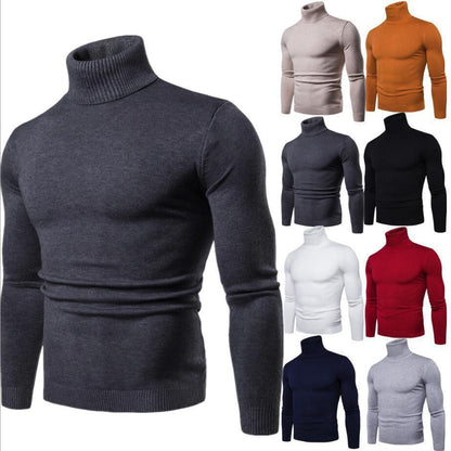 Herren Pullover Rollkragen Figurbetont Modern - BerlinGlamour