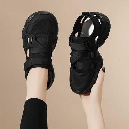 Damen Sandalen Sportlich Bequem Verstellbar