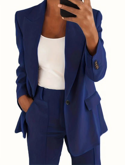 Damen Blazer Oversize Elegant Modern