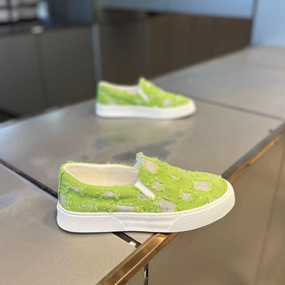 Damen Sneaker Komfortabel Glitzernde Schuhe Sportlich