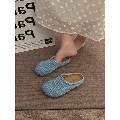Damen Hausschuhe Warm Bequem Heidi Stil