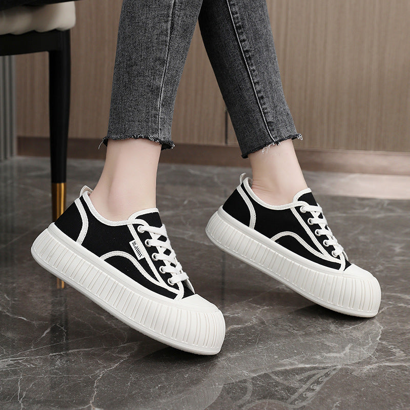 Damen Sneaker Plateau Schuhe Hoch Komfortabel Trendy