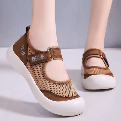 Damenschuhe Atmungsaktiv Flexible Freizeitschuhe Mit Verstellbaren Riemen - BerlinGlamour
