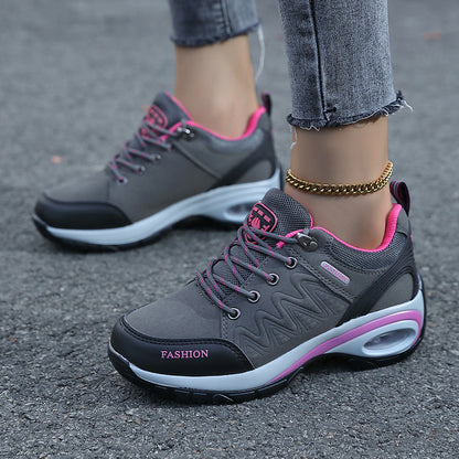 Damen Sneaker Sportlich Flexibel Luftpolsterung