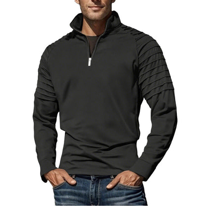 Herren Funktionspullover Halbzipp Modern Sportlich