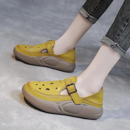 Damen Clogs Modisch Schnalle Praktisch Komfortabel
