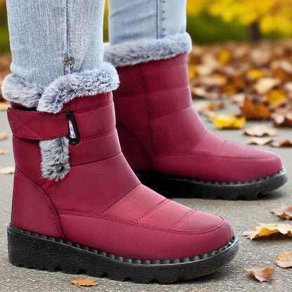 Damen Winterstiefel Isoliert Weich Warme Schnürstiefel - BerlinGlamour