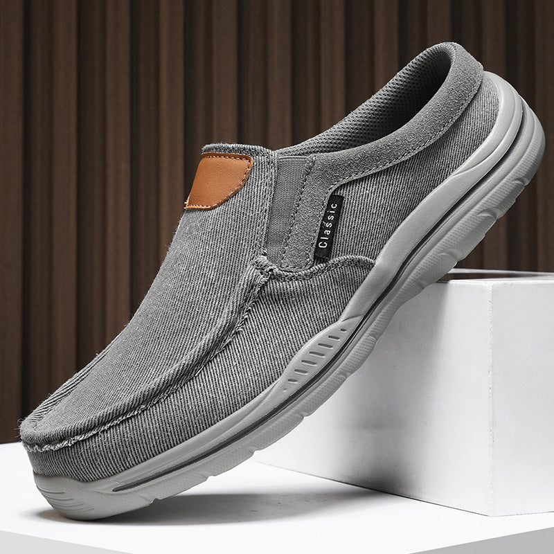 Damen Slip-On Schuhe Elastisch Bequem Casual