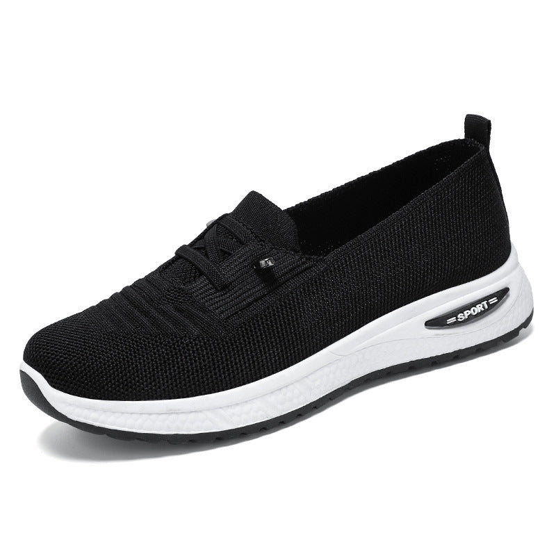 Damen Sneaker Bequem atmungsaktiv Slip-On Schuhe Mode