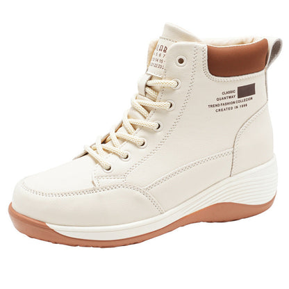 Modische Damen Sneaker High-Top Schuhe Trendy