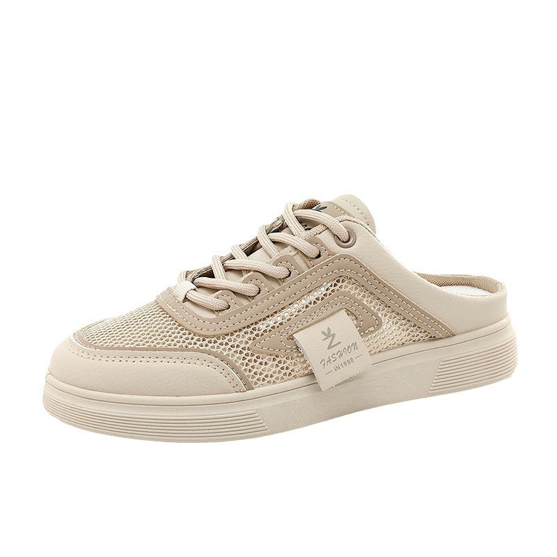 Damen Sneaker Leicht Atmungsaktiv Mesh Schwarz