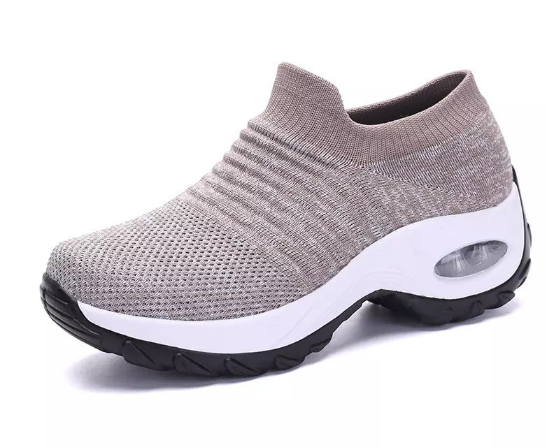 Damen Sneaker Mesh Komfortabel Dämpfung Sportschuhe