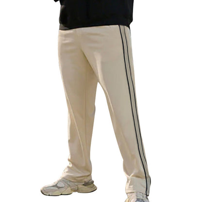 Herren Trainingshose Freizeit Bequem Mit Kontraststreifen