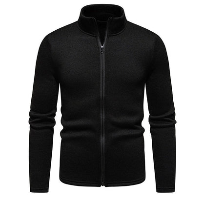 Herren Fleecejacke Warm mit Reißverschluss Hochkragen