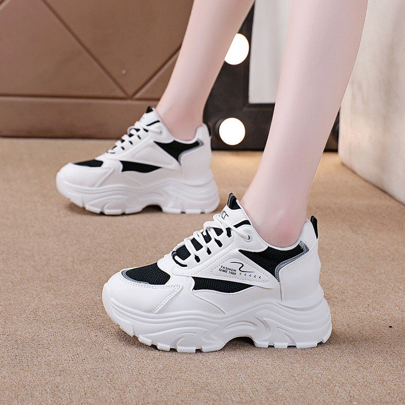 Damen Sneaker Chunky atmungsaktiv Komfortabel Sportschuhe