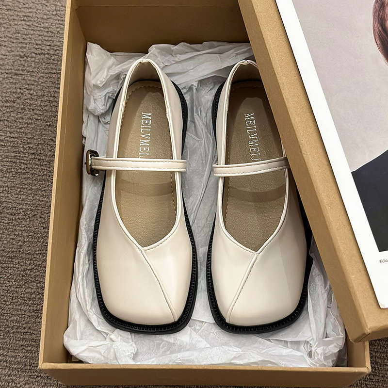 Damen Schuhe Elegante Mary Jane mit Schnalle und Komfort Innensohle