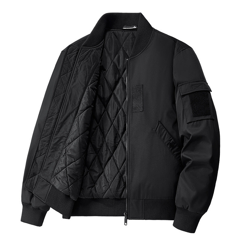 Herren Winterjacke Isoliert Warm Bomberjacke