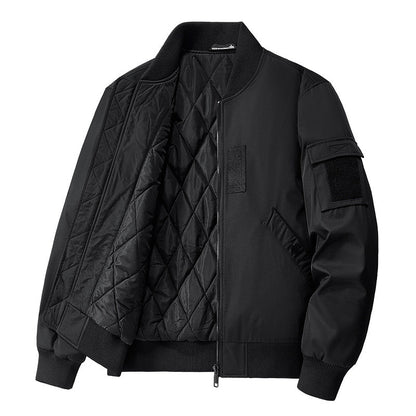 Herren Winterjacke Isoliert Warm Bomberjacke