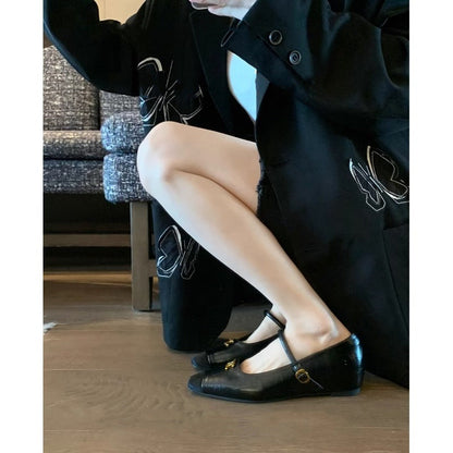 Damen Ballerinas Elegante Riemen Schmuck detail Modern