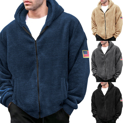 Herren Fleece Hoodie Warm Bequem StadtstyleType - BerlinGlamour