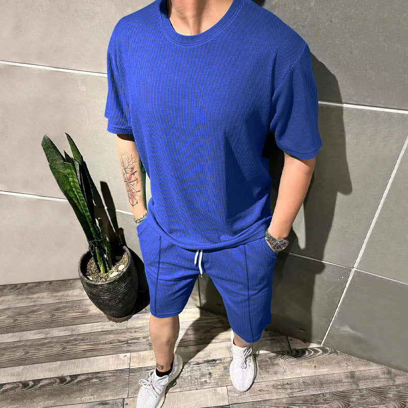Männer Sportoutfit Lässig Freizeit Shorts Oberteil Berlin