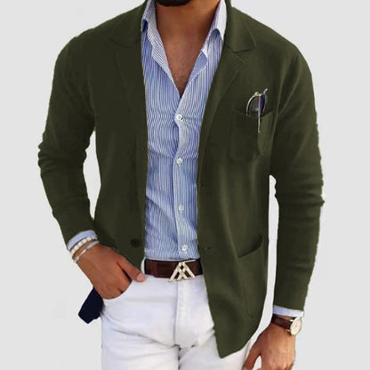Herren Blazer Modern Slim Fit mit feiner Struktur