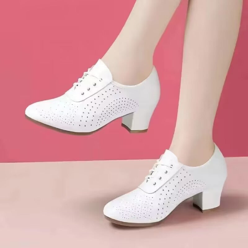 Damen Halbschuhe Atmungsaktiv Elegante Lochdesign Sneaker