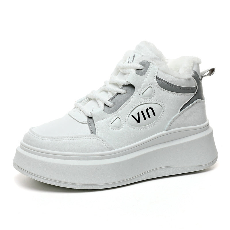 Damen Sneaker High-Top mit Weichem Innenfutter Robust