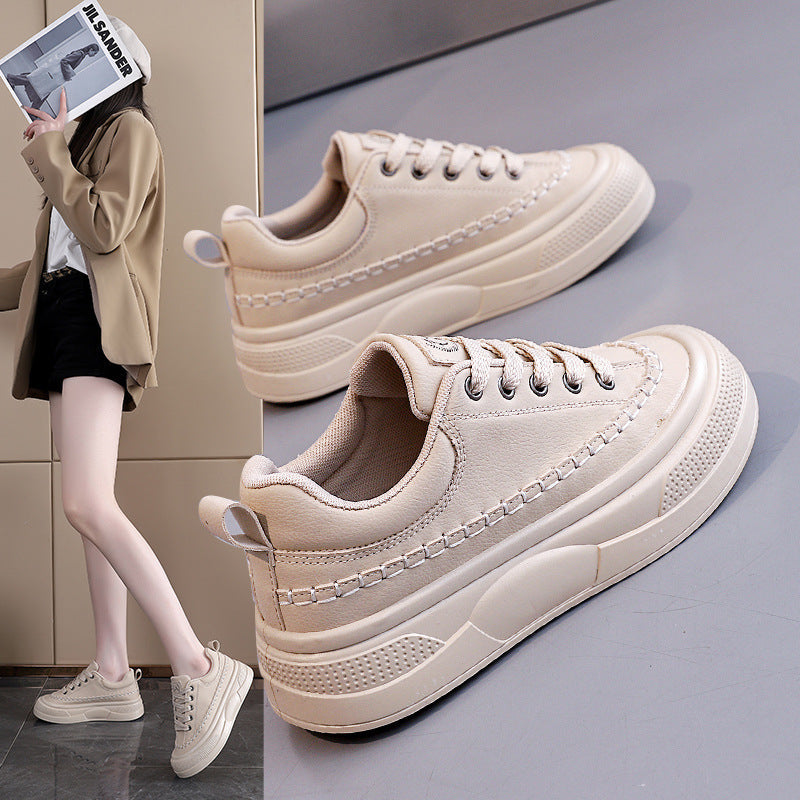 Damen Sneaker Rutschfest Dickes Profil Sportlich Frauen - BerlinGlamour