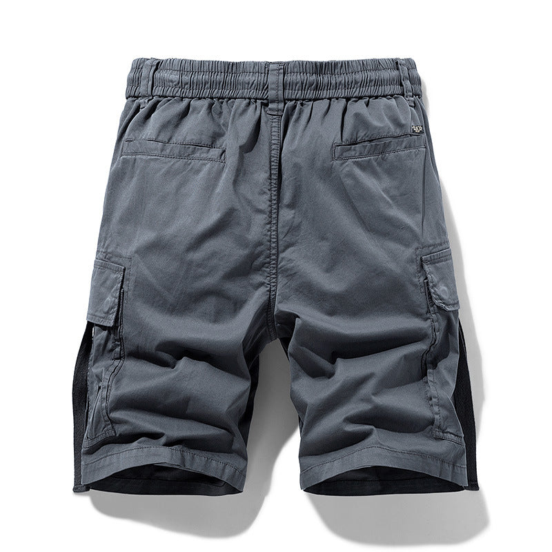 Herren Cargoshorts Elastisch Bequem Mit Seitentaschen